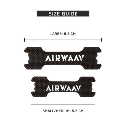 AIRWAAV Nasal Strips Packung 30 Size S M  L Size Guide