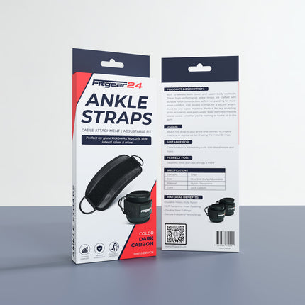 FG24 Ankle Straps Dark Carbon