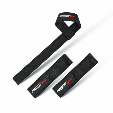 FG24 Lifting Straps Stealth Black