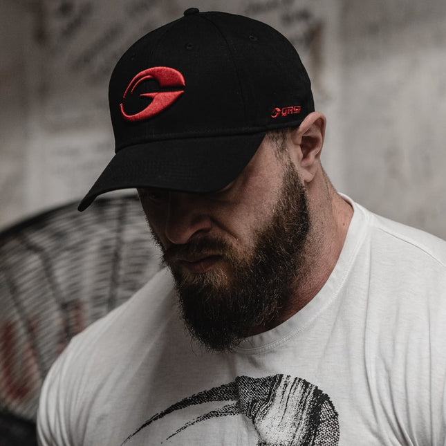 GASP Baseball Cap Black/Red
