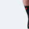 RDX KR11 Kniebandagen zum Wickeln Kraftraining Fitness Bodybuilding Grau Klettverschluss beide Knie