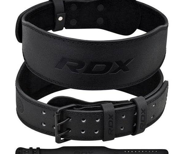 RDX Gewichthebergürtel Leder 4 Inch Black