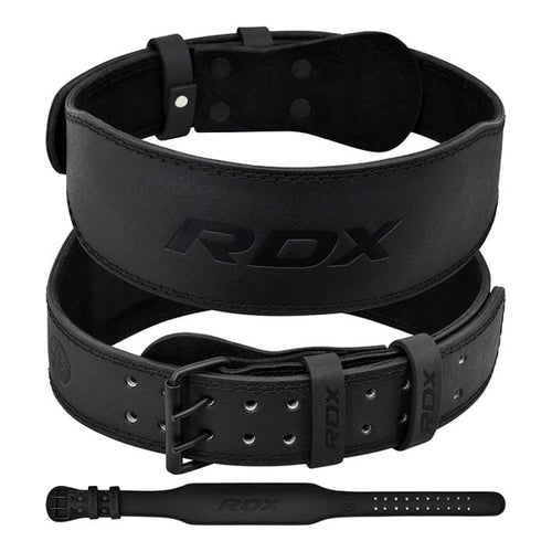 RDX Gewichthebergürtel Leder 4 Inch Black
