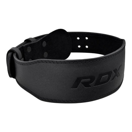 RDX Gewichthebergürtel Leder 4 Inch Black