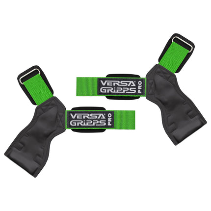 Versa Gripps PRO Lime Green Grün Details Paar Lifting Grips
